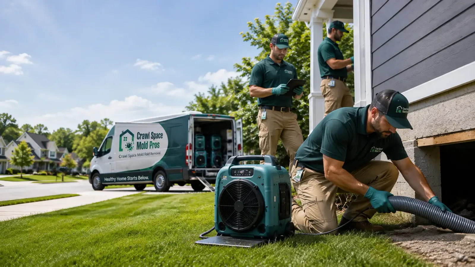 Crawl Space Mold Removal in Lake Powell, UT